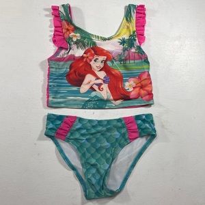 Disney Princess Ariel swimsuit sz 2T